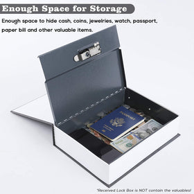 KYODOLED dictionary-design exterior blends anywhere while concealing valuables.