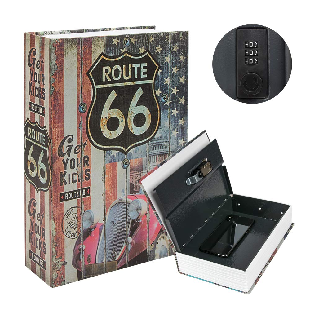 KYODOLED hidden metal lock box front view for discreet cash storage
