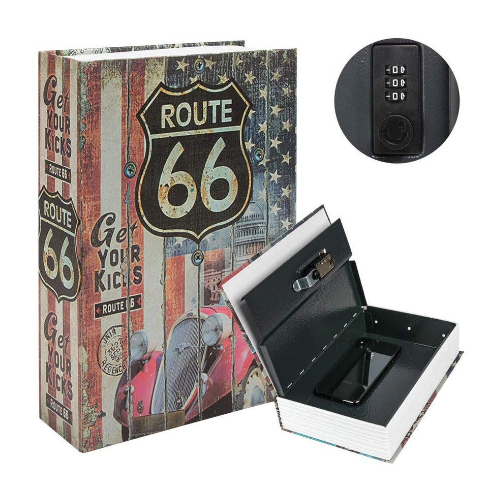 KYODOLED hidden metal lock box front view for discreet cash storage