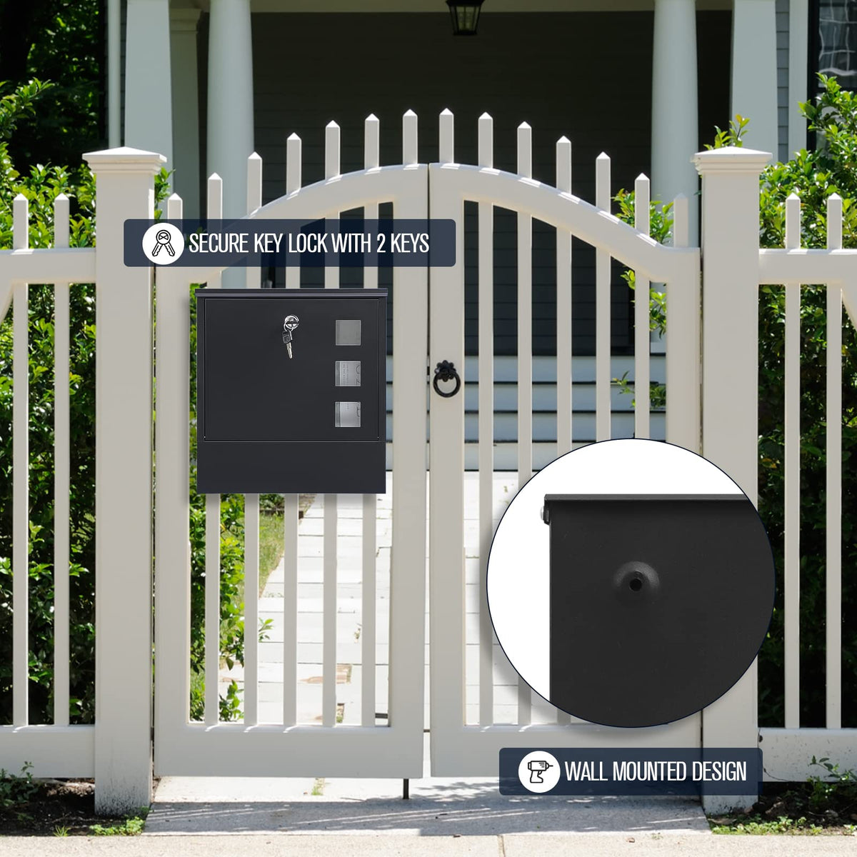 KYODOLED modern design exterior with black finish for curb appeal