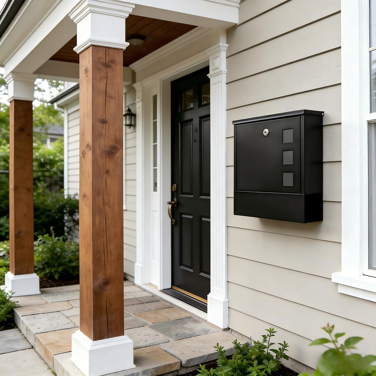 KYODOLED mailbox lock close-up highlighting secure two-key system for access control