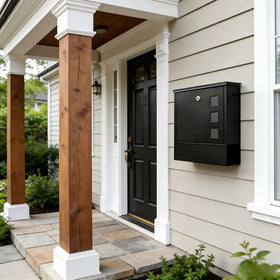 KYODOLED mailbox lock close-up highlighting secure two-key system for access control