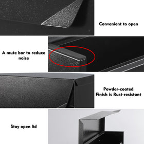 KYODOLED rust-proof finish protecting outdoor mailbox surface