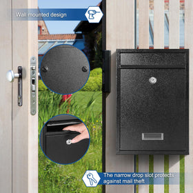 KYODOLED modern exterior mailbox complements property