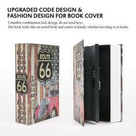 KYODOLED Route 66 book safe on shelf blending in with decor