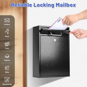 KYODOLED security mailbox suited for home, office, or commercial use.