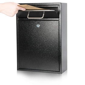 KYODOLED steel key lock mailbox exterior front view for secure mail.