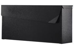 KYODOLED wall-mount mailbox front view showcasing spacious interior for letters and magazines