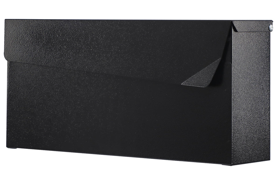 KYODOLED wall-mount mailbox front view showcasing spacious interior for letters and magazines