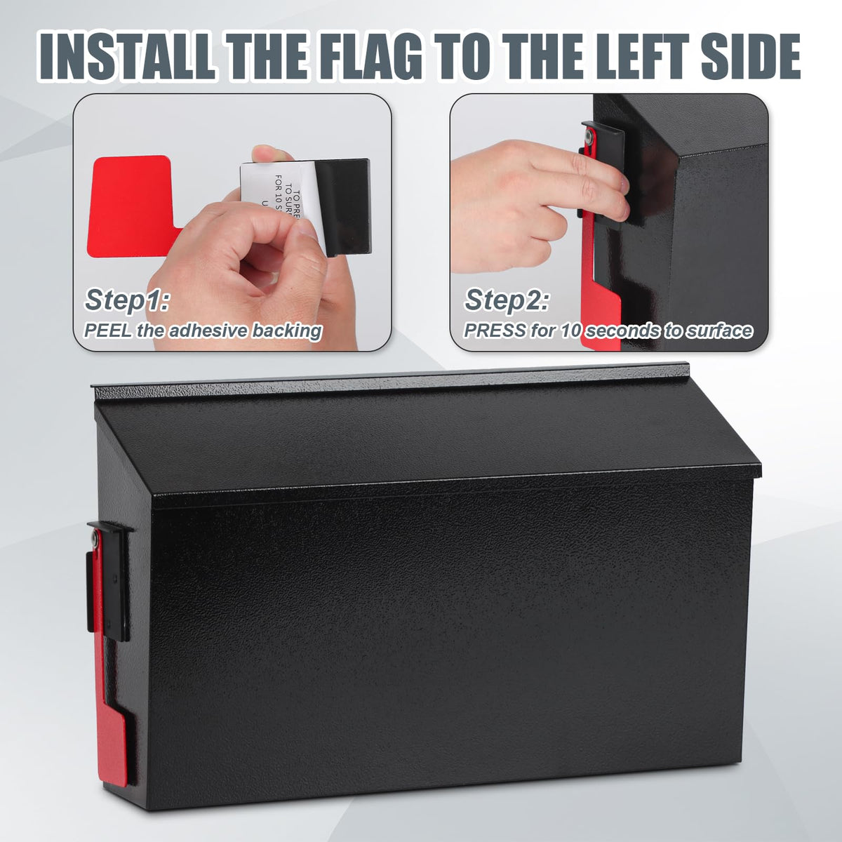 KYODOLED large capacity mailbox suitable for letters, newspapers, and small packages