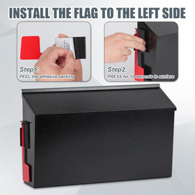 KYODOLED large capacity mailbox suitable for letters, newspapers, and small packages