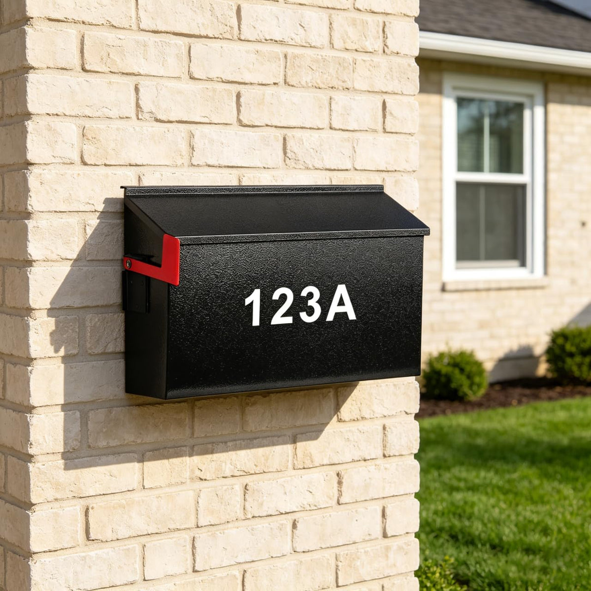 KYODOLED mailbox number stickers displayed for organized address labeling and curb appeal