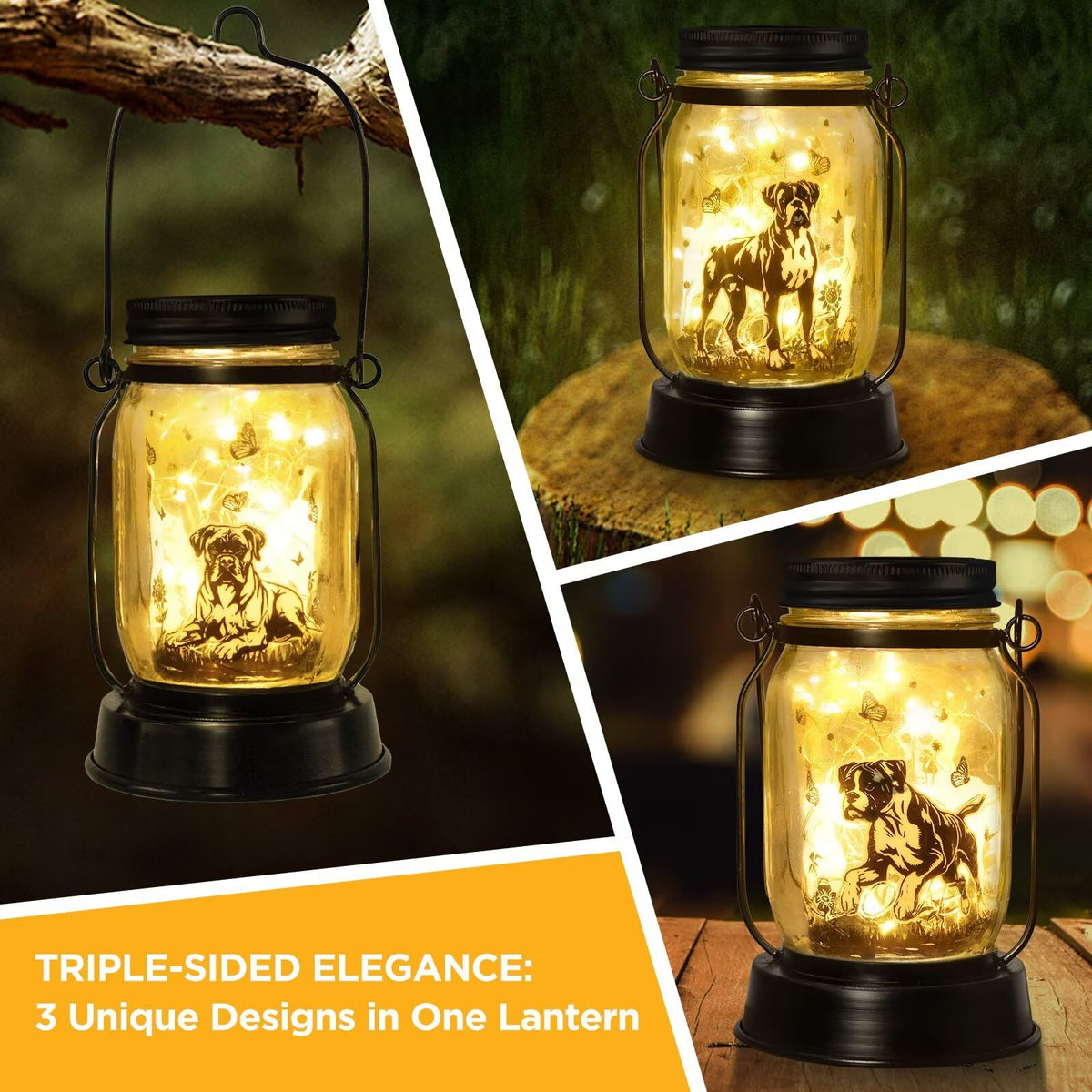 Kyoryuger Boxer lantern at dusk with soft night glow