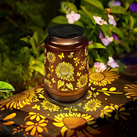 Solar-powered Kyoryuger light guides paths in the garden
