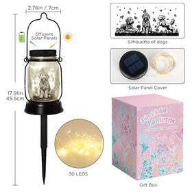 Kyoryuger Goldendoodle solar lantern memorial light for remembrance