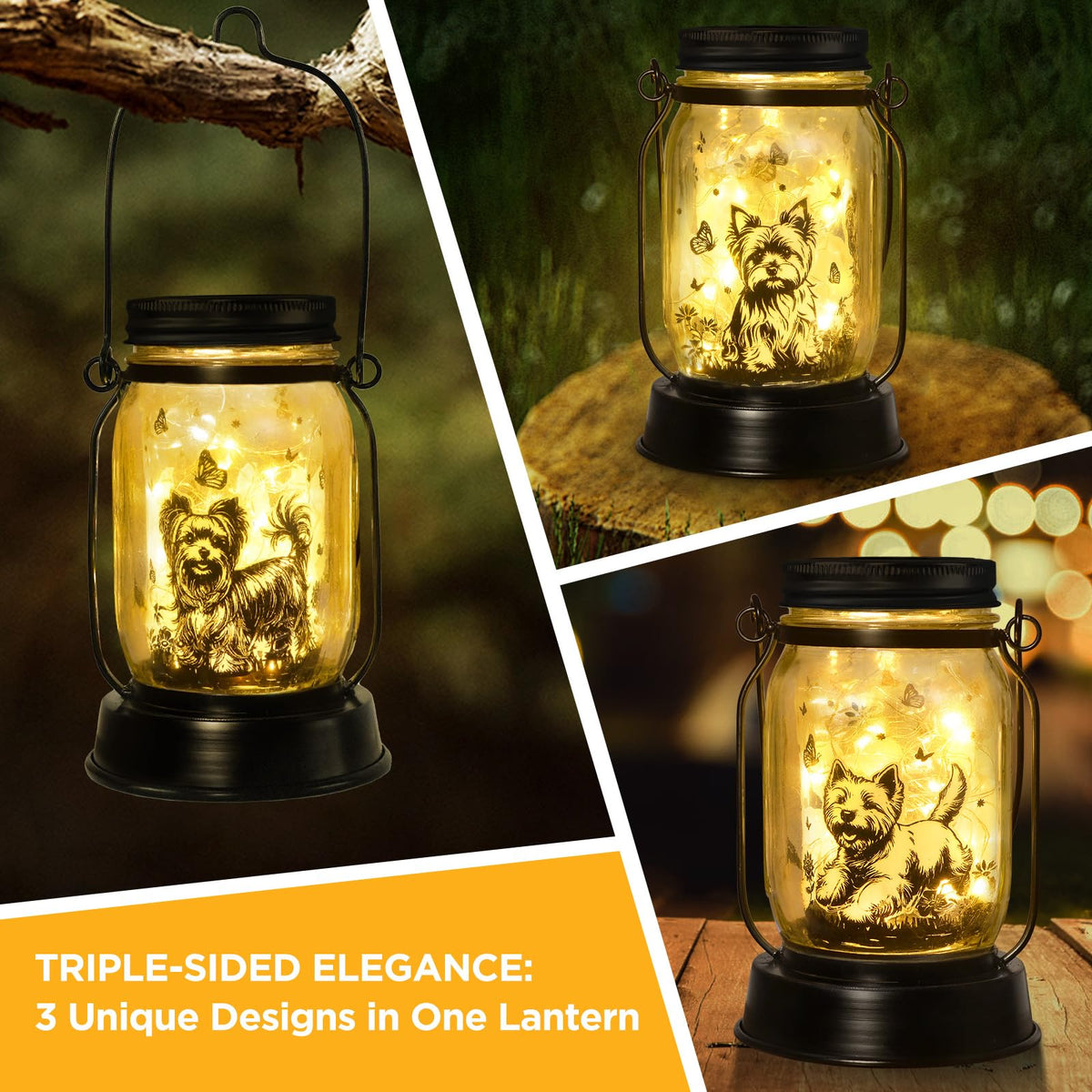 Kyoryuger IP65 weatherproof lantern withstands rain for year-round use.