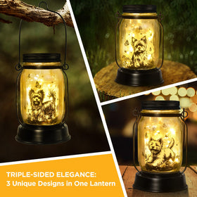 Kyoryuger IP65 weatherproof lantern withstands rain for year-round use.