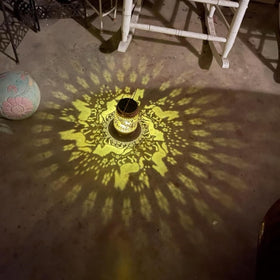 Kyoryuger solar garden light enhancing outdoor paths