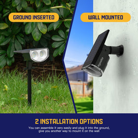 Kyosho solar color spot light fixed cyan for cooling tones near pools and ponds.