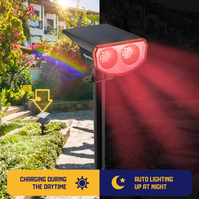 Kyosho solar color spot light fixed green for lush landscape highlights and plant silhouettes.