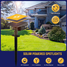 Kyosho solar color spot light fixed red for dramatic accents along pathways and garden borders.