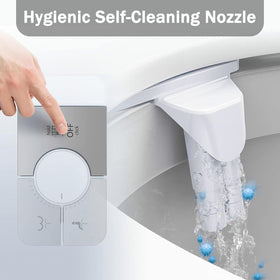 KYUKRI bidet attachment is renter-friendly and leaves no marks.