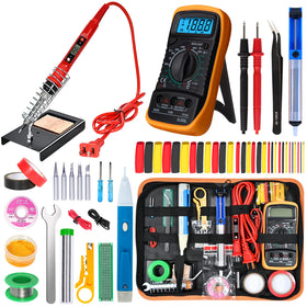KYZHXVO 80W soldering iron kit in action showing fast heating and precise control