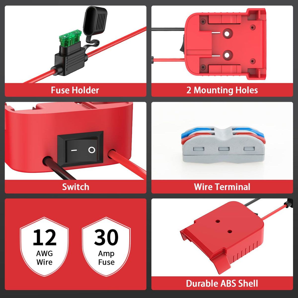 Kzreect durable ABS housing for rugged use
