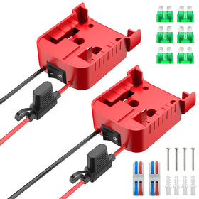Kzreect power wheel adapter compatible with Milwaukee 18V batteries for DIY projects