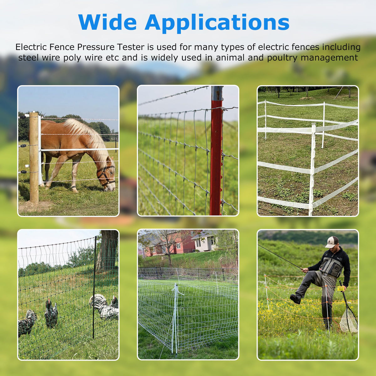 No batteries needed; L-FENCE LYDITE FENCE uses line power for readings.