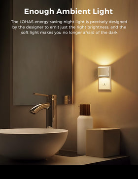 L LOHAS LED dimmable night light with three brightness levels