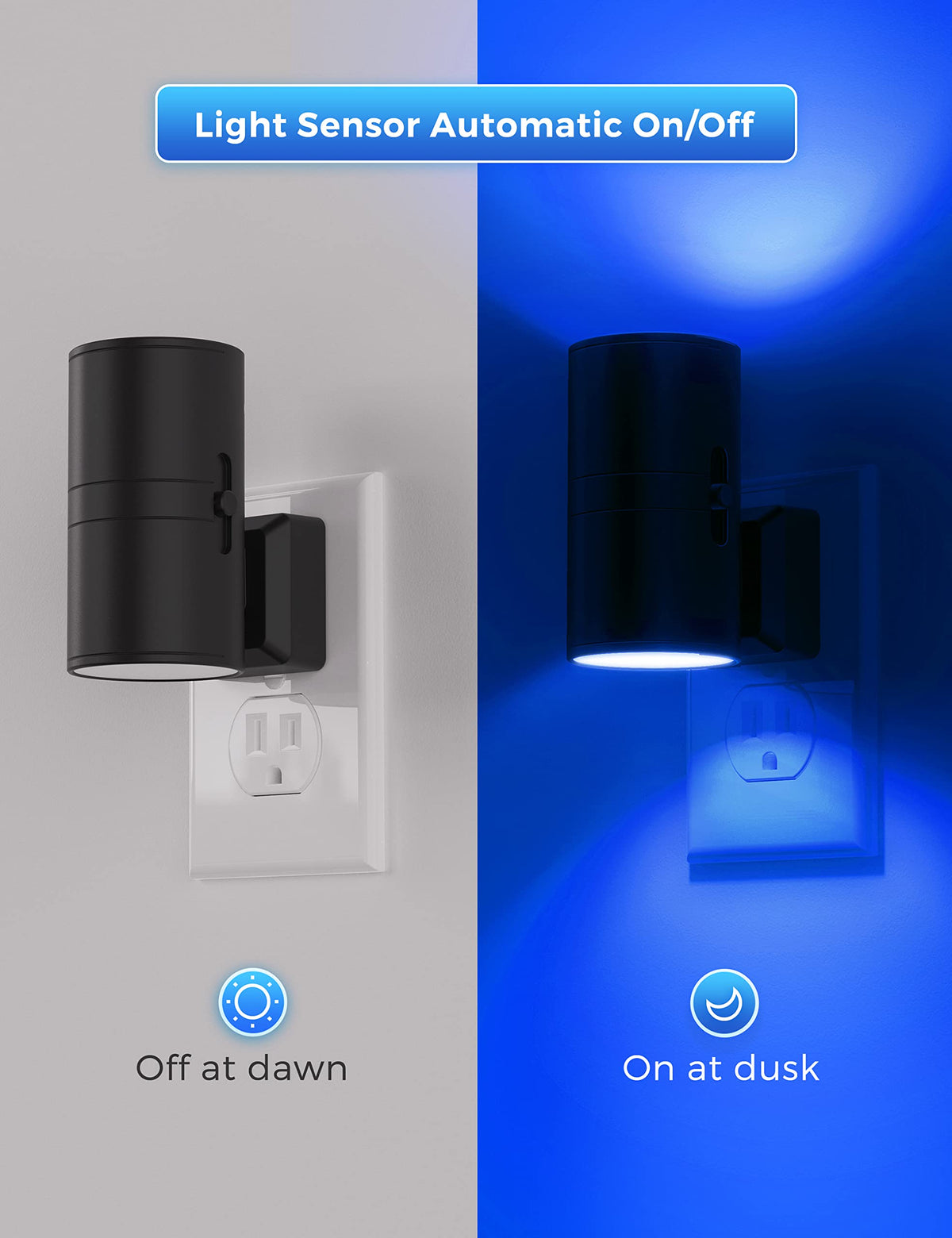 L LOHAS LED dimmable night light with 0–100 lm brightness