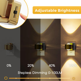 L LOHAS LED dusk-to-dawn sensor night light activates in low light