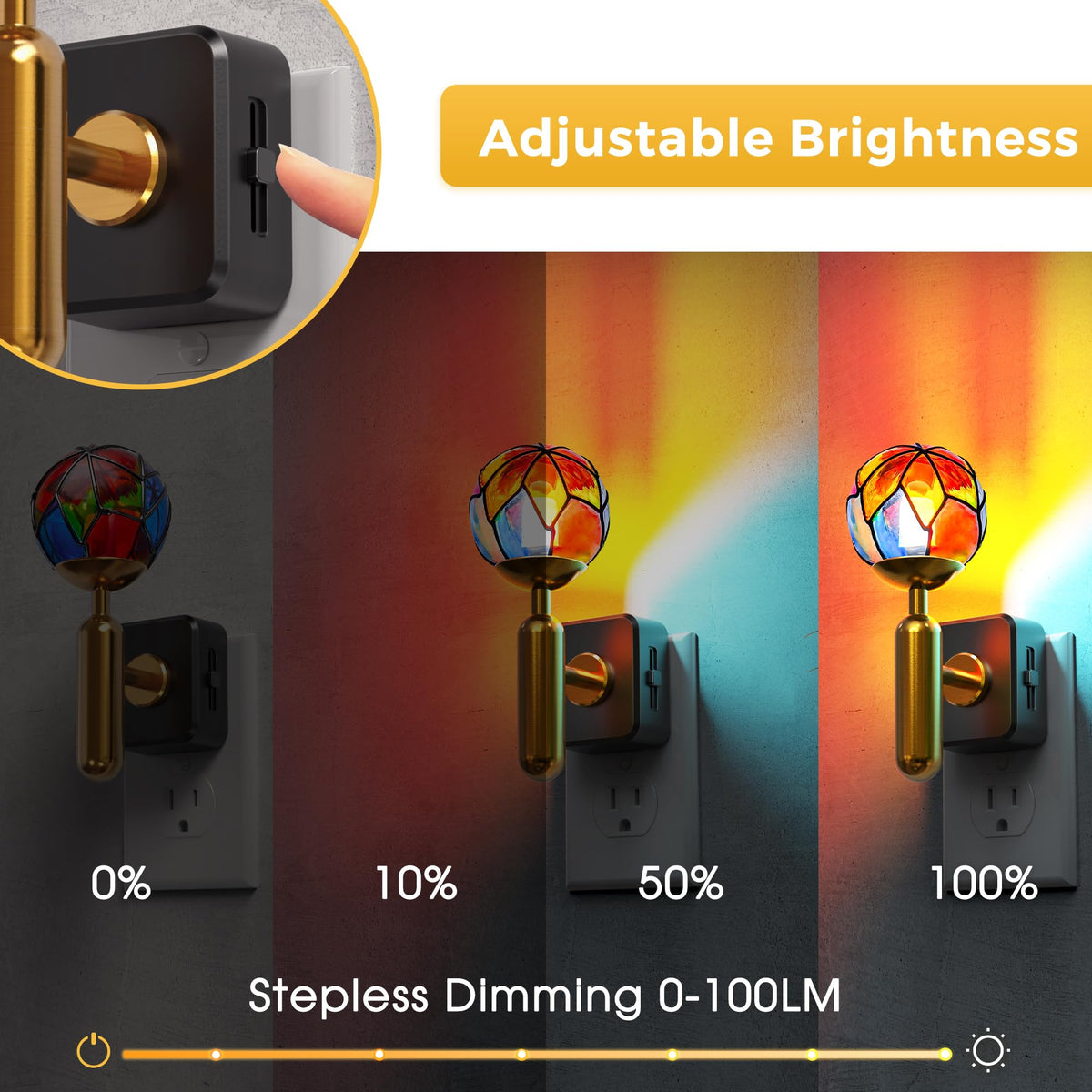L LOHAS LED dusk-to-dawn sensor night light automatically welcomes soft illumination at dusk.