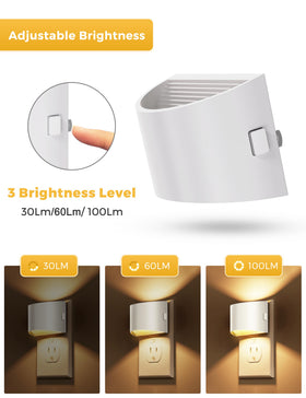 L LOHAS LED compact design keeps the outlet free for other devices
