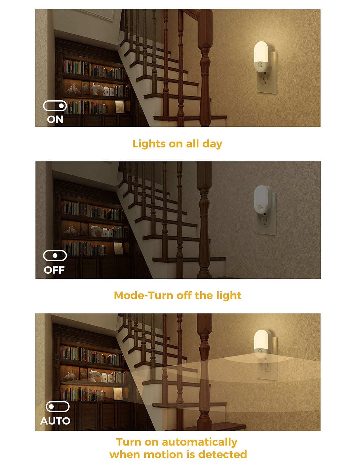 L LOHAS LED brightness slider demonstrates adjustable 30/60 lumens