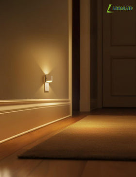 L LOHAS LED versatile night light for bedrooms, nurseries, and bathrooms