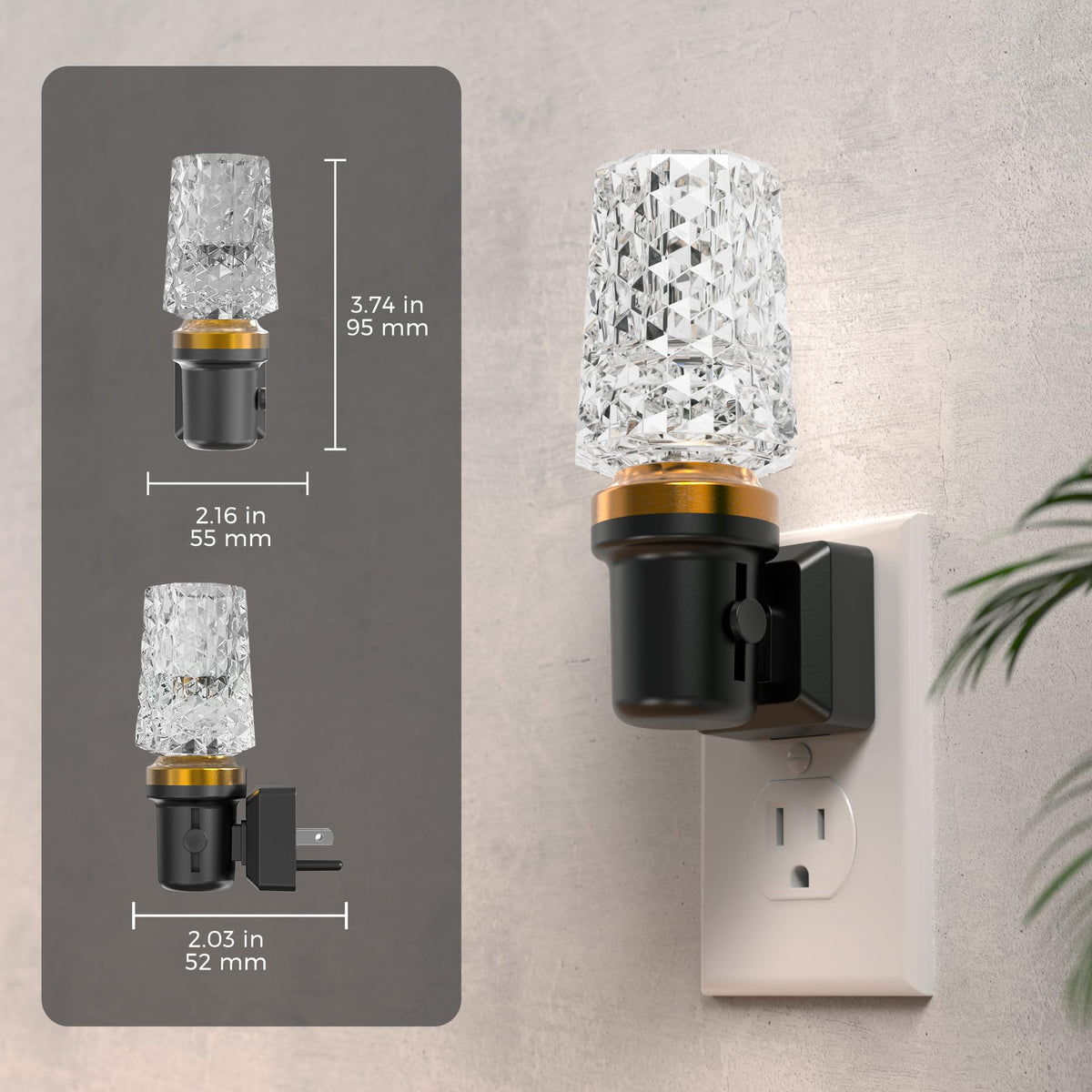L LOHAS LED 3000K soft white provides gentle, eye-friendly illumination.