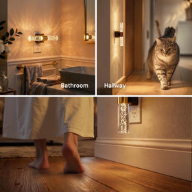 L LOHAS LED acrylic bubble design diffuses light beautifully.