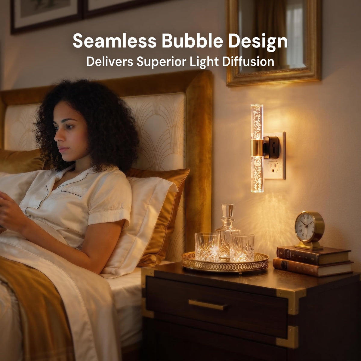 L LOHAS LED ideal for bedroom, bathroom, and hallway placement.