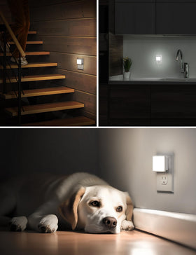 L LOHAS LED bedroom night light offers calm guiding glow