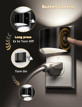 L LOHAS LED night light black minimalist frame complements modern decor