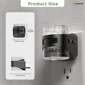 L LOHAS LED 3 lighting modes offer auto, on, and off options.