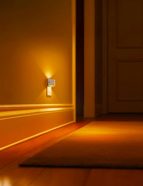 L LOHAS LED compact design keeps outlets free for other devices.