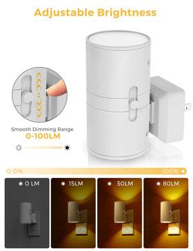 L LOHAS LED dimmable brightness from 0 to 100 lumens