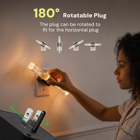 L LOHAS LED dimmable night light adjusts 0 to 100 lm for different scenes.