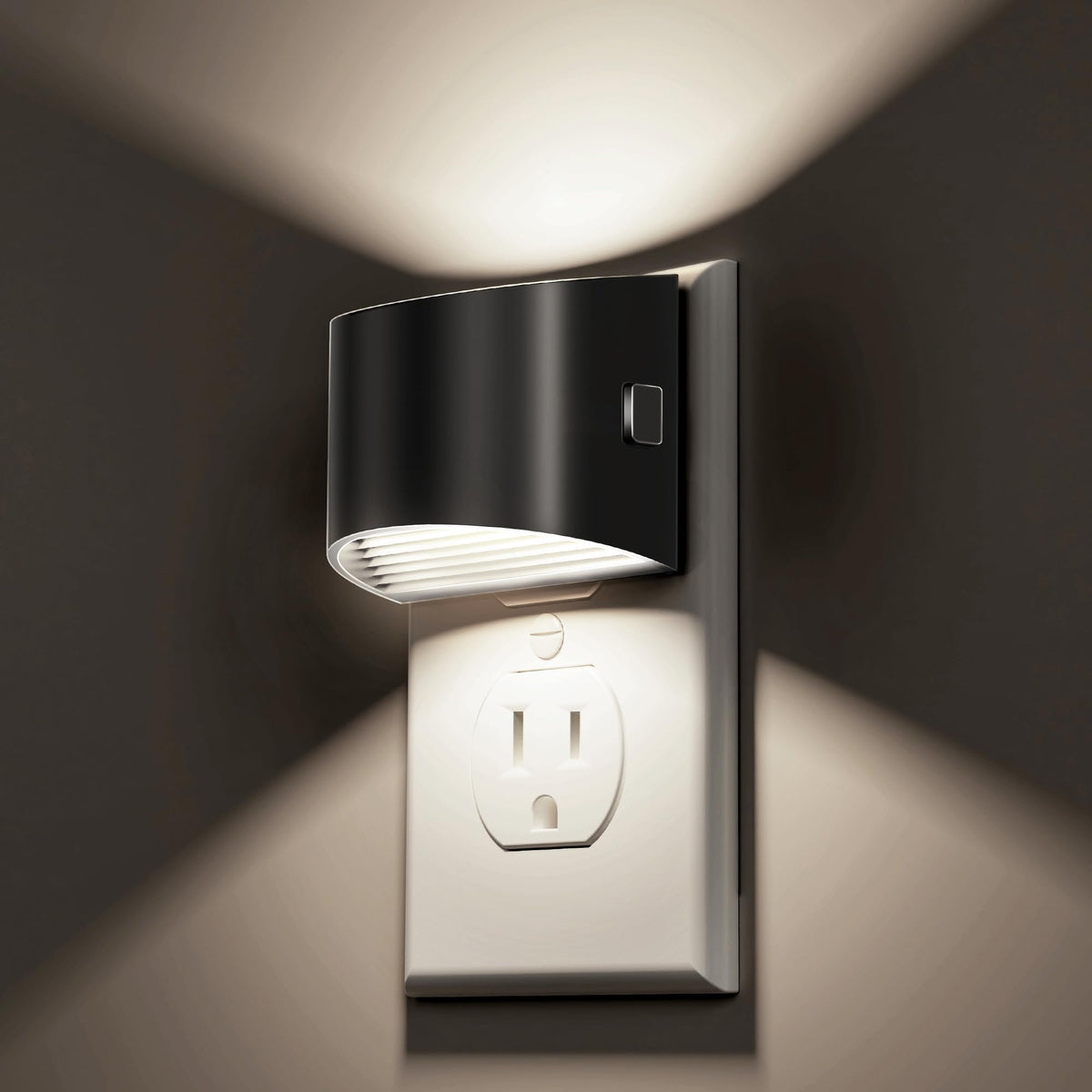 L LOHAS LED night light duo plug-in-wall showing compact design for hallways