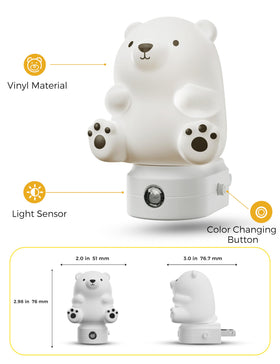 L LOHAS LED durable nursery night light built for long-lasting use.