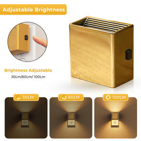 L LOHAS LED night light features a dusk-to-dawn sensor for automatic use.