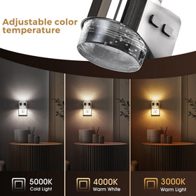 L LOHAS LED dusk-to-dawn sensor night light automatically activates in darkness
